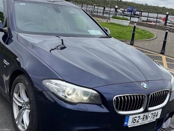BMW 5-Series Saloon, Diesel, 2016, Blue
