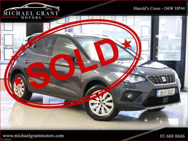 SEAT Arona SUV, Petrol, 2019, Grey