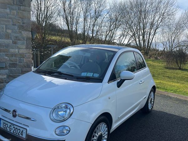 Fiat 500 Hatchback, Petrol, 2013, White