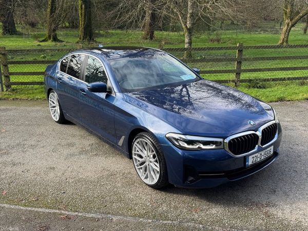 BMW 5-Series Saloon, Diesel, 2022, Blue