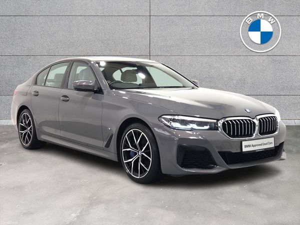 BMW 5-Series Saloon, Petrol Plug-in Hybrid, 2021, Grey