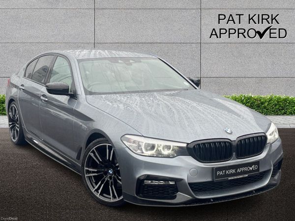 BMW 5-Series Saloon, Diesel, 2017, Blue