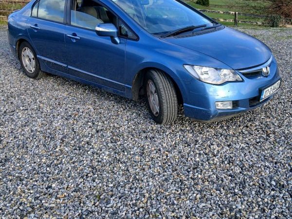 Honda Civic Saloon, Petrol Hybrid, 2007, Blue