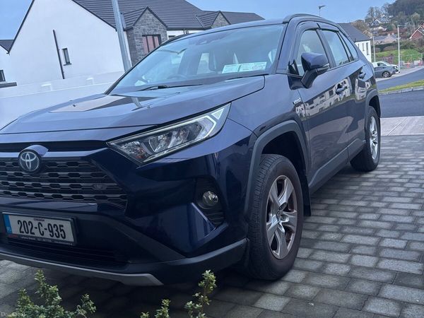 Toyota RAV4 SUV, Petrol Hybrid, 2020, Blue