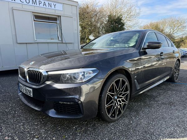 BMW 5-Series Saloon, Petrol Plug-in Hybrid, 2018, Grey