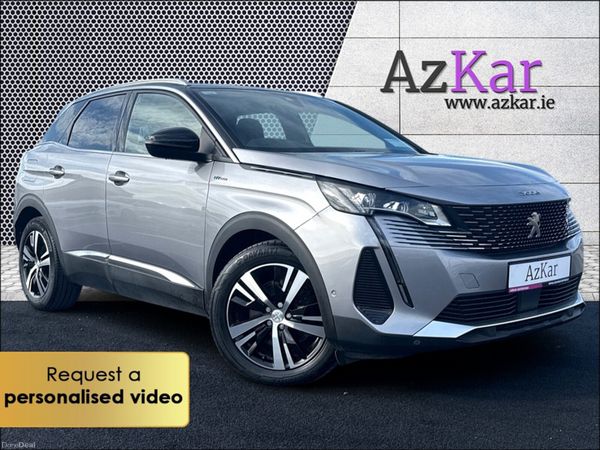 Peugeot 3008 SUV, Petrol Plug-in Hybrid, 2022, Grey