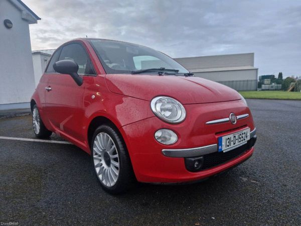 Fiat 500 Hatchback, Petrol, 2013, Red