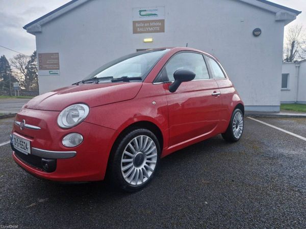 Fiat 500 Hatchback, Petrol, 2013, Red