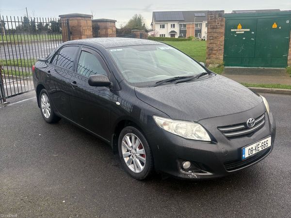 Toyota Corolla Saloon, Petrol, 2008, Black