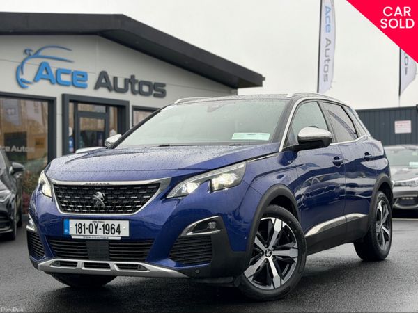 Peugeot 3008 SUV, Diesel, 2018, Blue