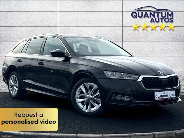 Skoda Octavia Estate, Petrol Plug-in Hybrid, 2023, Black