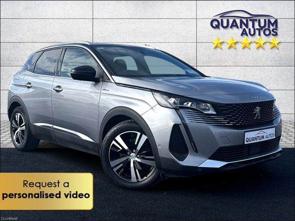 Peugeot 3008 SUV, Petrol Plug-in Hybrid, 2022, Grey