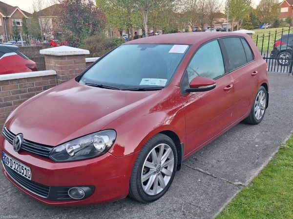Volkswagen Golf Hatchback, Diesel, 2009, Red