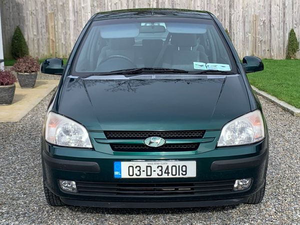 Hyundai Getz Hatchback, Petrol, 2003, Green