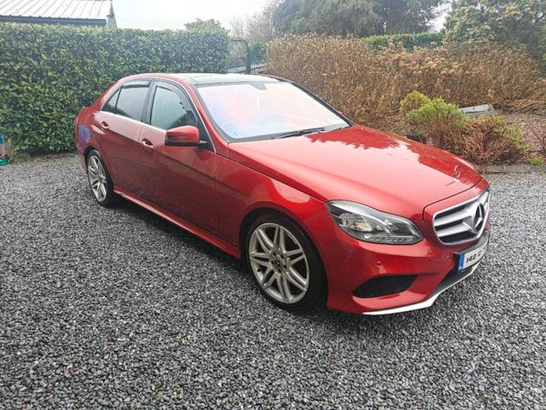 Mercedes-Benz E-Class Saloon, Diesel, 2014, Red