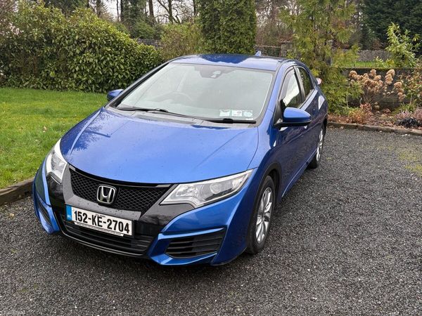 Honda Civic Hatchback, Diesel, 2015, Blue