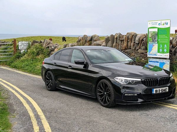 BMW 5-Series Saloon, Diesel, 2018, Black