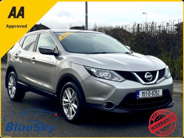 Nissan Qashqai Hatchback, Petrol, 2015, Silver