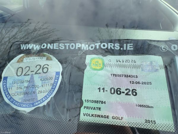 Volkswagen Golf Hatchback, Petrol, 2015, White