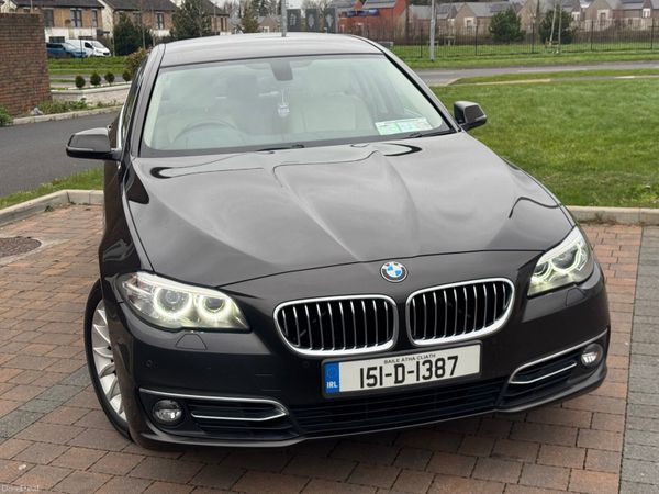 BMW 5-Series Saloon, Diesel, 2015, Brown