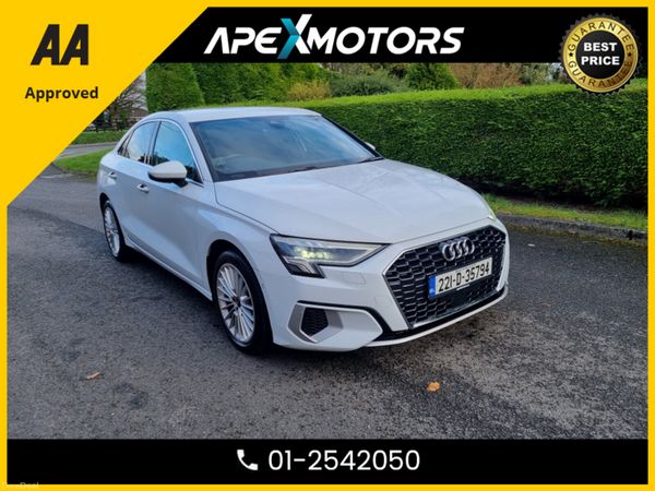 Audi A3 Saloon, Petrol, 2022, White