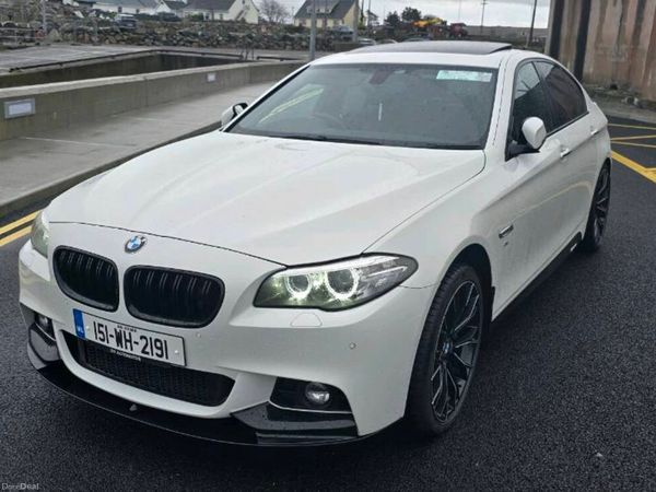BMW 5-Series Saloon, Diesel, 2015, White