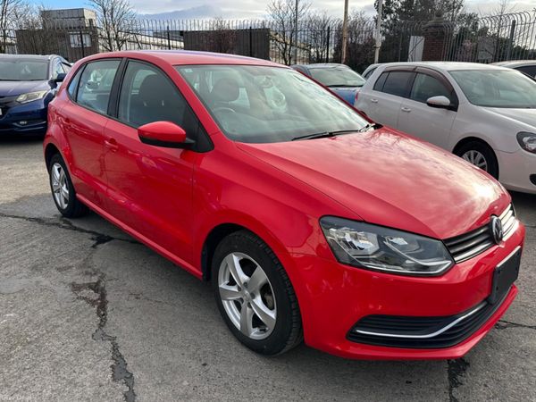 Volkswagen Polo Hatchback, Petrol, 2015, Red