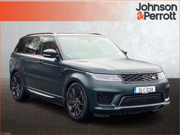 Land Rover Range Rover Sport SUV, Petrol Plug-in Hybrid, 2021, Green