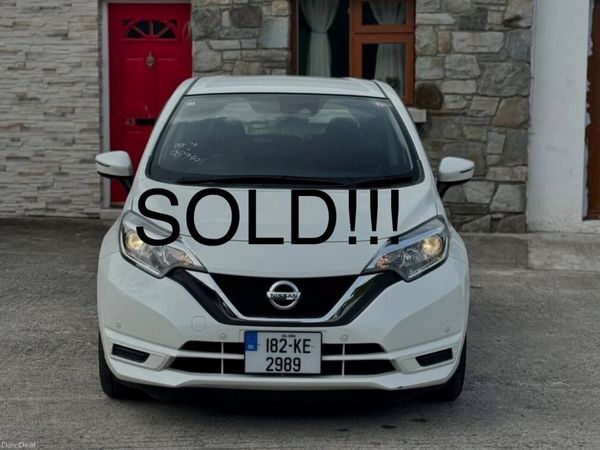 Nissan Note MPV, Petrol, 2018, White