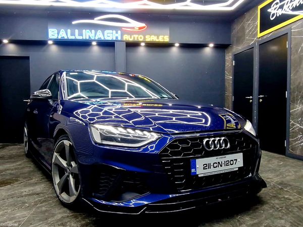 Audi A4 Saloon, Diesel, 2021, Blue