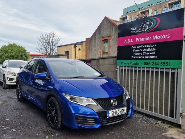 Honda Civic Hatchback, Diesel, 2015, Blue