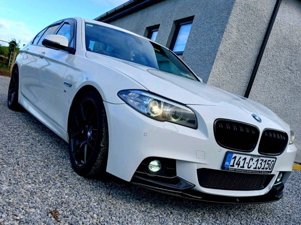BMW 5-Series Saloon, Diesel, 2014, White
