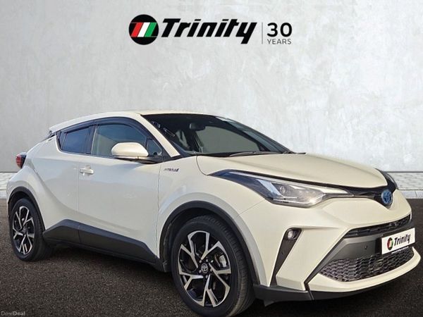 Toyota C-HR SUV, Petrol Hybrid, 2019, White