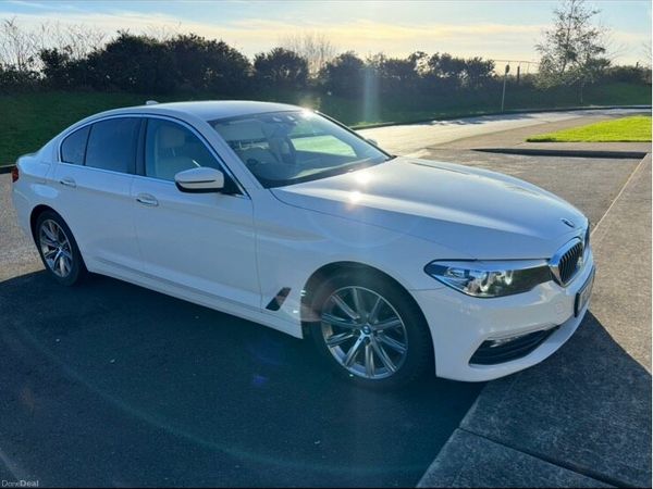 BMW 5-Series Saloon, Diesel, 2018, White
