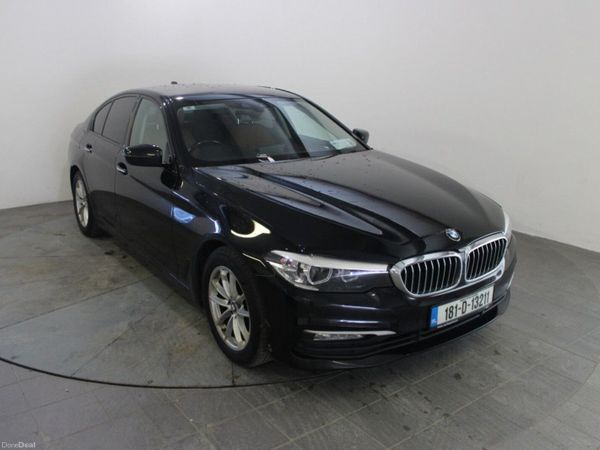 BMW 5-Series Saloon, Diesel, 2018, Black