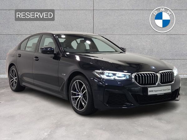 BMW 5-Series Saloon, Petrol Plug-in Hybrid, 2023, Black