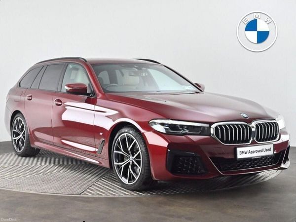 BMW 5-Series Estate, Diesel, 2024, Red