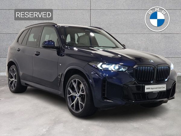 BMW X5 SUV, Petrol Plug-in Hybrid, 2024, Blue
