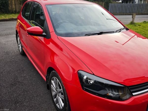 Volkswagen Polo Hatchback, Diesel, 2017, Red