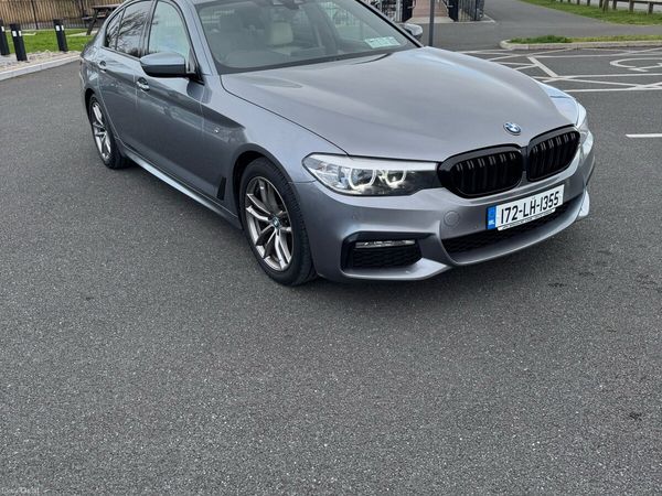 BMW 5-Series Saloon, Diesel, 2017, Blue