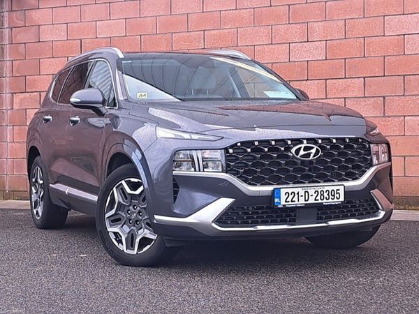 Hyundai Santa Fe SUV, Petrol Plug-in Hybrid, 2022, Blue