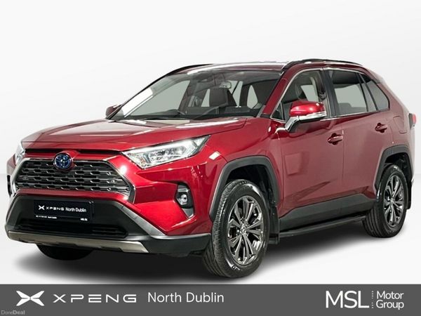 Toyota RAV4 SUV, Petrol Hybrid, 2023, Red