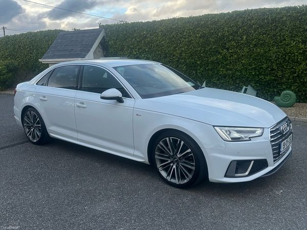 Audi A4 Saloon, Diesel, 2019, White