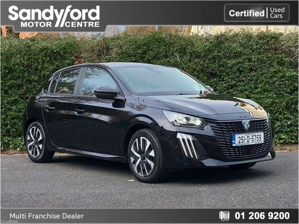 Peugeot 208 Hatchback, Petrol, 2025, Black