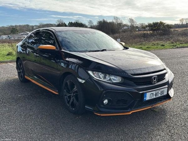 Honda Civic Hatchback, Petrol, 2017, Black