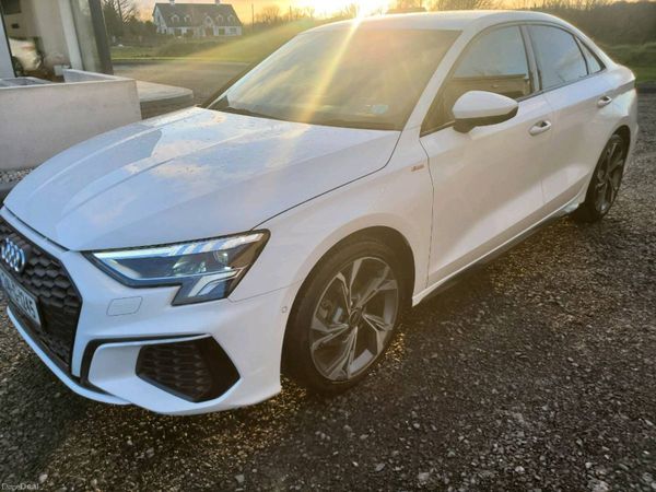 Audi A3 Saloon, Petrol Hybrid, 2024, White