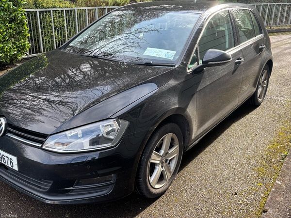 Volkswagen Golf Hatchback, Diesel, 2016, Black