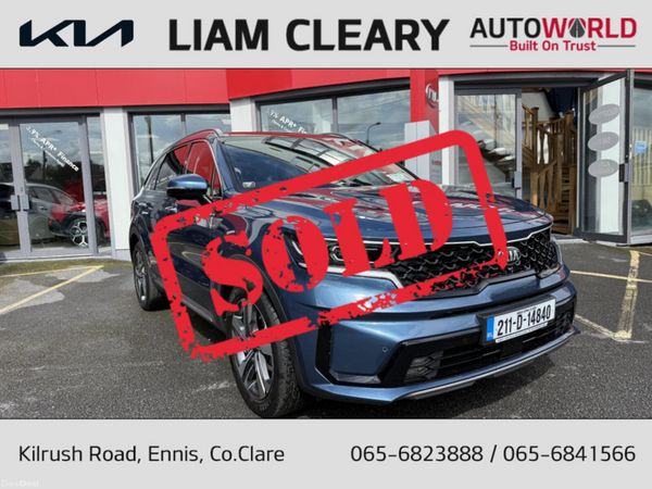 Kia Sorento MPV, Petrol Plug-in Hybrid, 2021, Blue