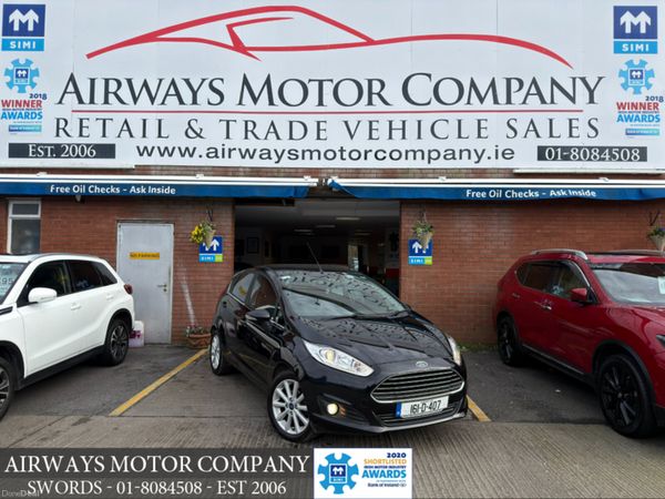 Ford Fiesta Hatchback, Petrol, 2016, Black