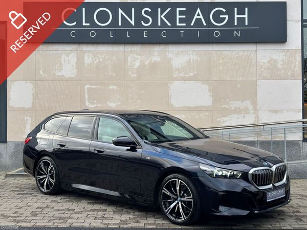 BMW 5-Series Estate, Petrol Plug-in Hybrid, 2025, Black